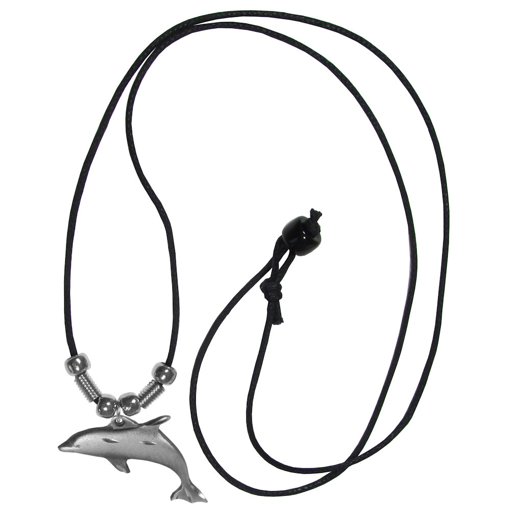 Dolphin Adjustable Cord Necklace